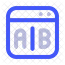 Business Vector Ab Icon