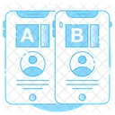 Ab Testing Ab Comparison Ab Evaluation Icon