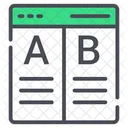 AB testing  Icon