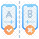 Ab Testing Test Comparison Icon
