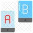 Ab Testing Phones Icon