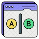 Ab Testing Usability Testing Comparison Test Icon