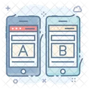 Ab Testing Ab Comparison Ab Evaluation Icon