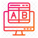 Ab Testing Comparison Seo And Web Icon