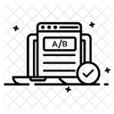 Ab Testing  Icon