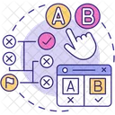 AB testing  Icon