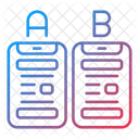 Split Testing Usability Testing Comparison Test Icon