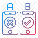 Split Testing Usability Testing Comparison Test Icon
