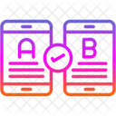 Ab Testing Ab Screens Icon
