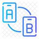 Ab Testing Art Comparative Icon