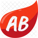 Ab Type Blood Blood Medical Icon