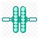 Ab Wheel Fitness Wheel Gym Icon