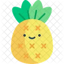 Abacaxi Kawaii Verao Ícone