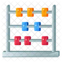 Maquina De Somar Abaco Quadro De Calculo Ícone