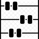 Abacus Calculation Counting Icon