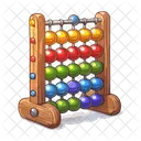 Abacus Calculator Math Icon