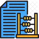 Abacus File Document Icon