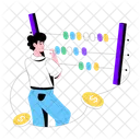 Abacus Calculation  Icon