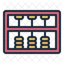 Abacus Calculation Math Icon