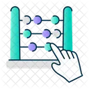 Abacus Counting Education Icon