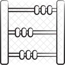 Abacus Calculator Math Icon