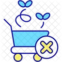 Abandoned cart at online store  アイコン