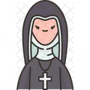 Abbess Nuns Catholic 아이콘