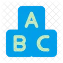 Abc Blocks Childhood Icon