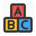 ABC Bloques Infancia Icono
