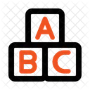 Abc Blocks Childhood Icon