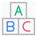 Abc Block Education Icon