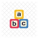 Cube Alphabet Shape Icon