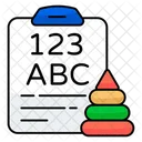 Aprendizaje abc  Icono