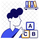 Aprendizaje abc  Icono