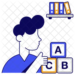 Aprendizaje abc  Icono