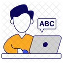 Aprendizaje abc  Icono