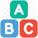 Abc、ブロック、アルファベット アイコン