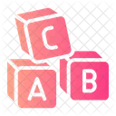 Abc Block Alphabet Education Icon