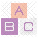 Abc Block Education Learning Icon