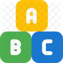 ABC 블록  아이콘