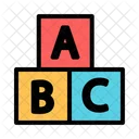 ABC 블록  아이콘