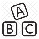 Abc Block Kindergarten Icon