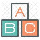 Abc Block School Education Icon