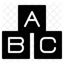 Abc Block Knowledge School Icon
