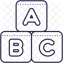 Alphabet Abc Block Abc Icon