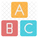 Abc Block Kid And Baby Toy Blocks Icon