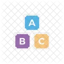 Abc Block Education Icon