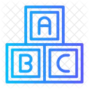 Abc Block Education Childhood Icon