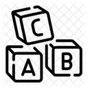 Abc Block Alphabet Education Icon