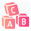 Abc Block Alphabet Education Icon